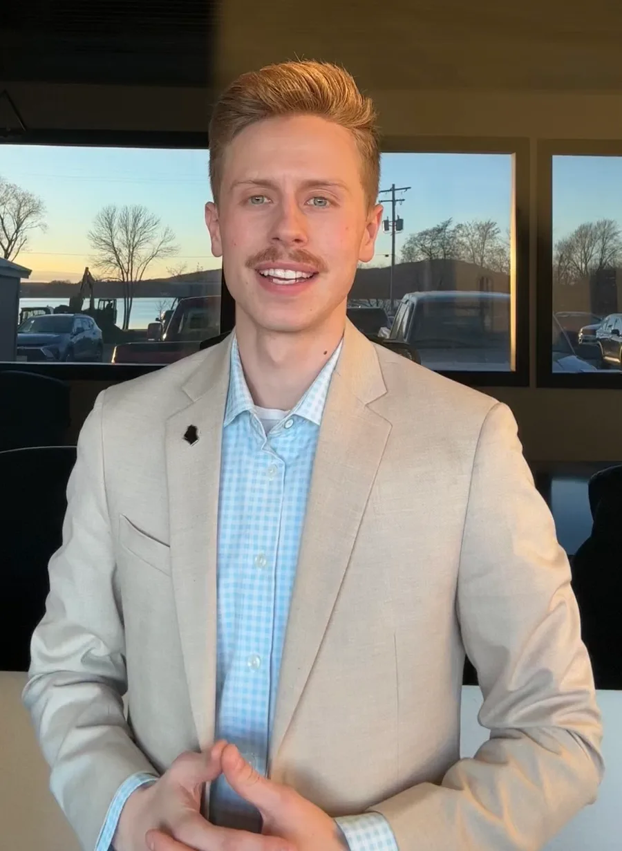 Logen Doiel, founder of Tech Turtle, at the office in the Wausau area