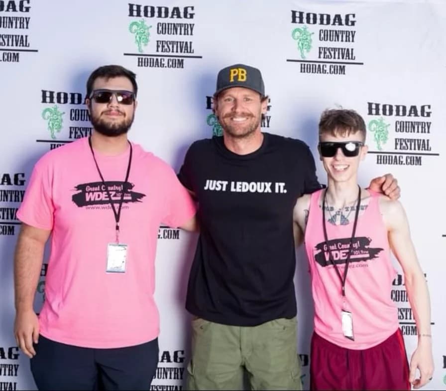 Josh and Logen at the Hodag Country Festival in Rhinelander, Wisconsin